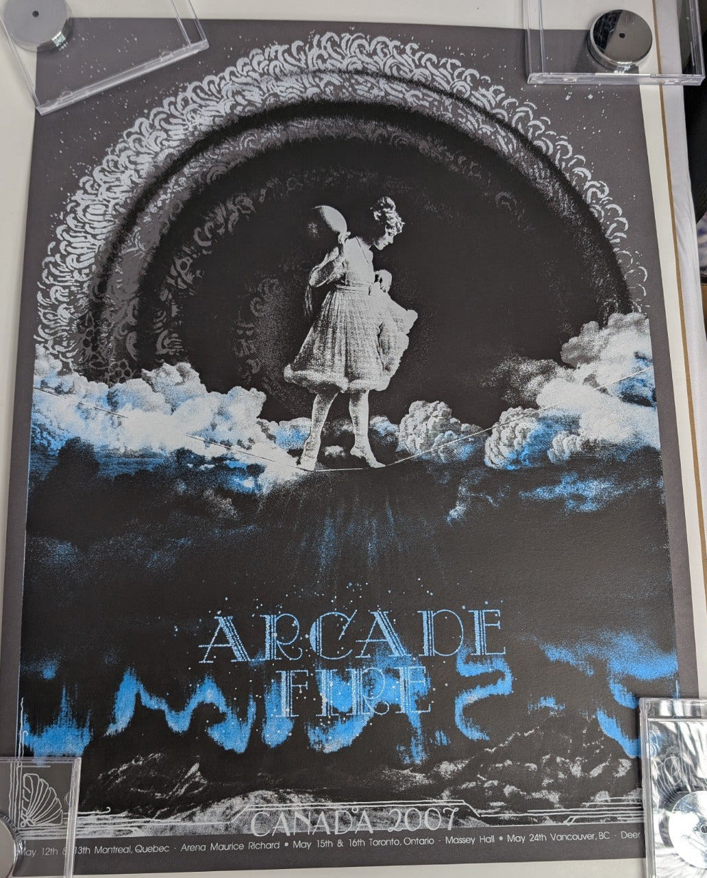 Arcade Fire Burlesque Concert Poster 2007 Canada Signed Numbered