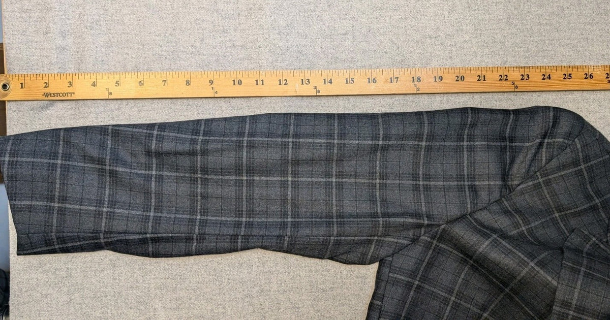 Zanetti/Moores Suit Jacket   Plaid Black7