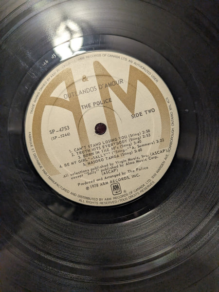 The Police – Outlandos D'Amour LP NM 1979 SP 47532