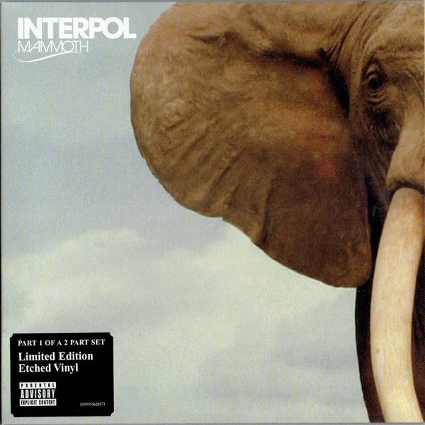 Interpol Mammoth 7" VINYL RECORD0