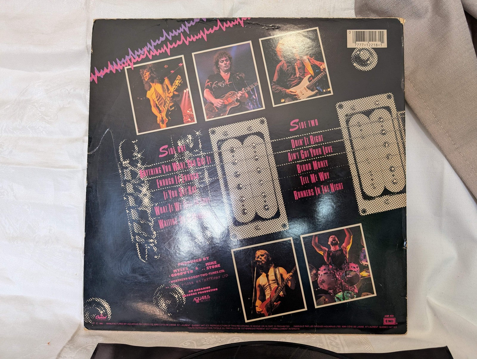 APRIL WINE - POWER PLAY - LP-1982 - CAN - #AQR 533 -