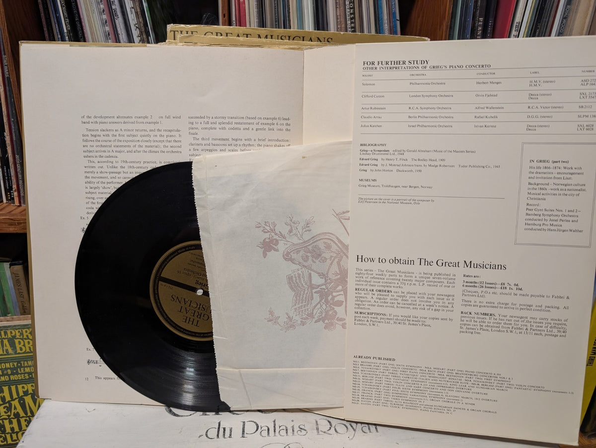 The Great Musicians  Classical 10" Record Lot  9 Records3