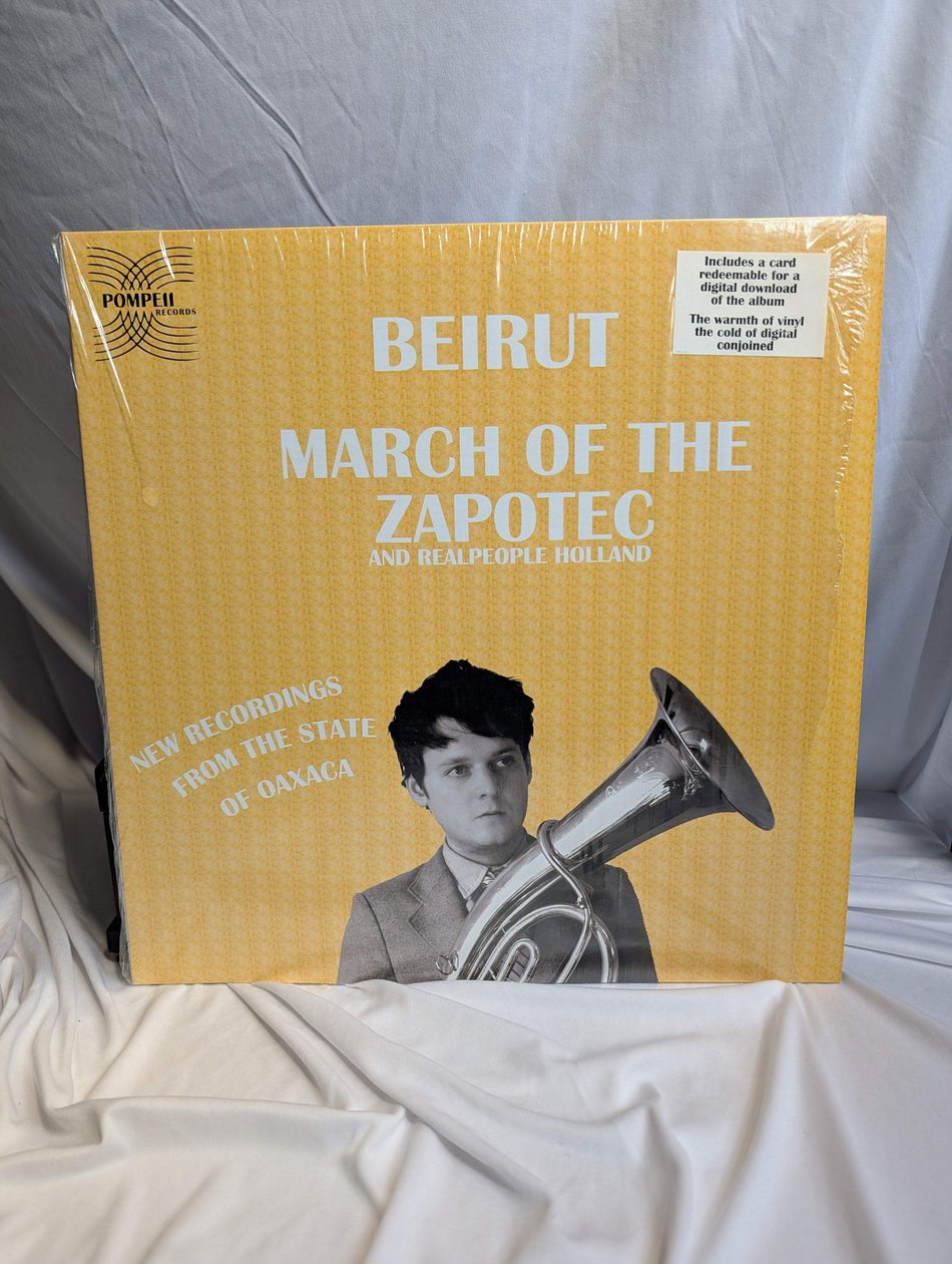 BEIRUT - MARCH OF THE ZAPOTEC AND REALPEOPLE HOLLAND- 12" VINYL W/HYPE STICKER