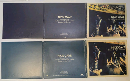 Nick Cave - Live at the Royal Albert Hall & Live At Hammersmith Apollo UK CDr X44