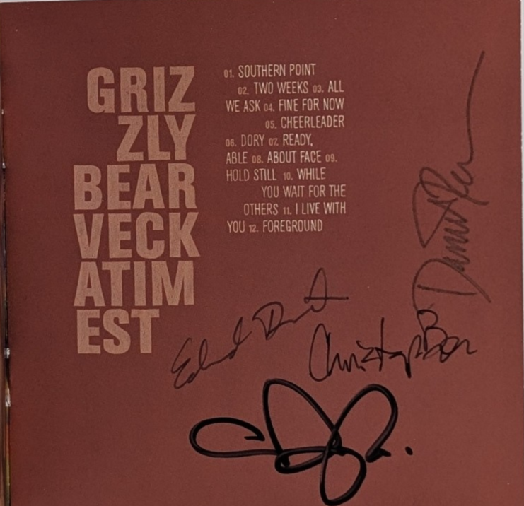 Grizzly Bear - Veckatimest -CD- 2009 - UK - *AUTOGRAPHED*