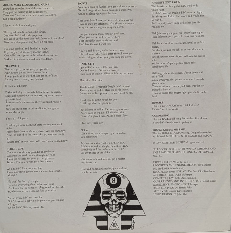 Mistreaters White Stripes- Von Munz Red Trans Vinyl '99 -W/OG Printed Jacket