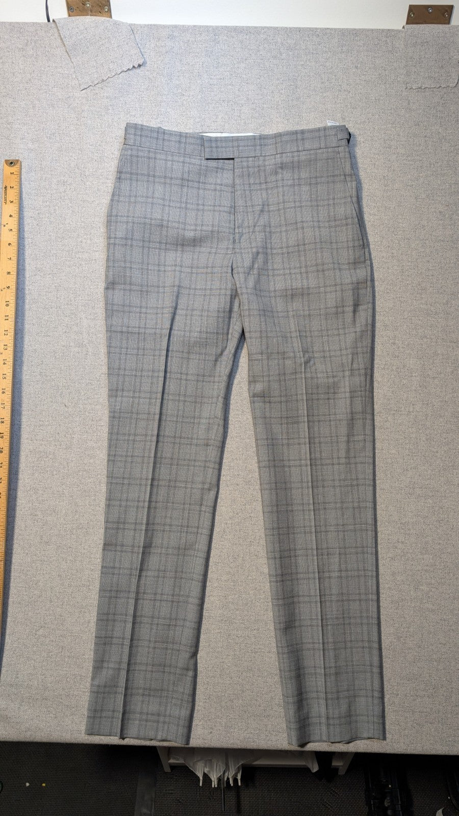 Topman Suit Jacket (34) + Pants (30R)   Grey Plaid10