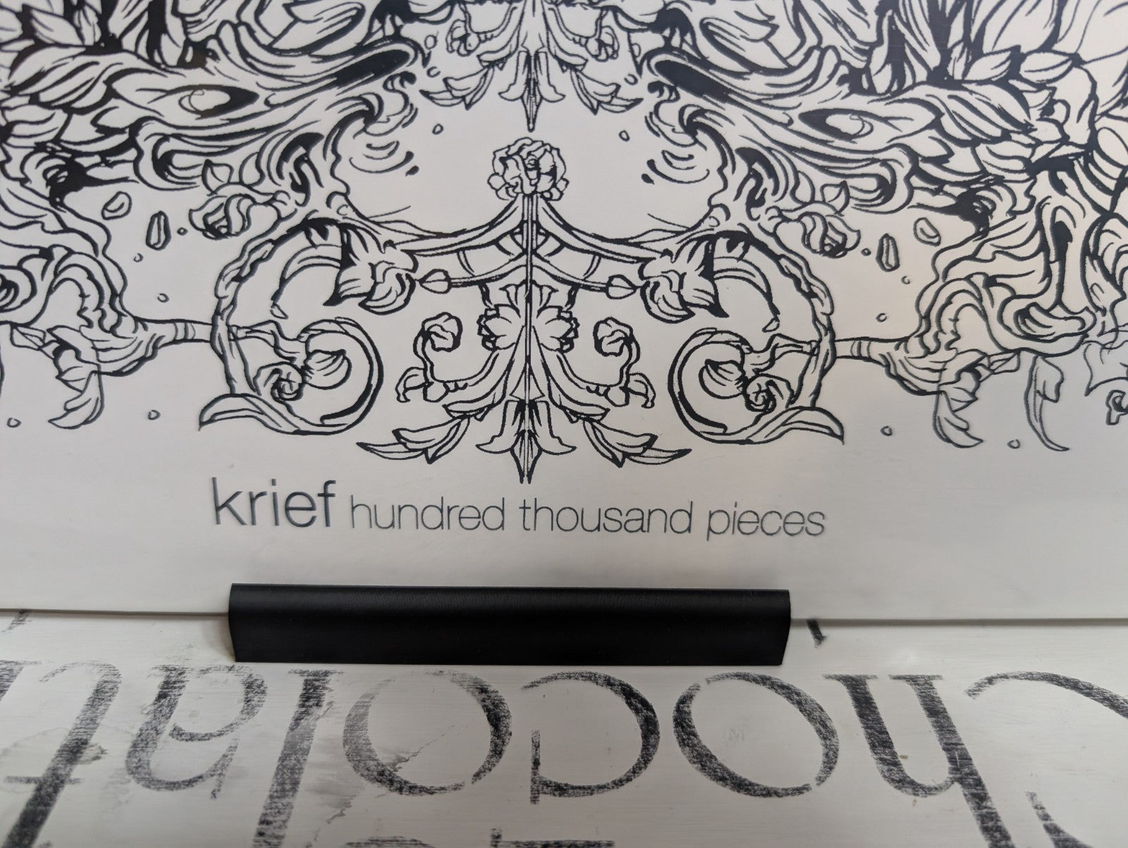 Krief– Hundred Thousand Pieces 2013 Rare Jacket Variant   Autographed   Record1