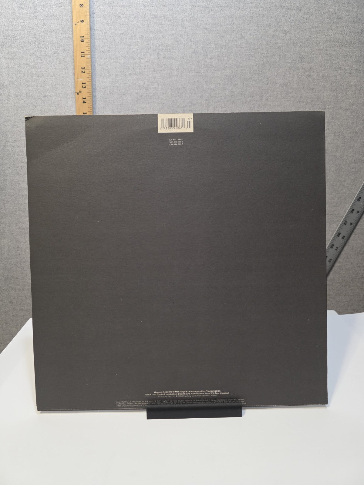 Joy Division - Substance - 12" LP - Canada-834 586-1, 19883