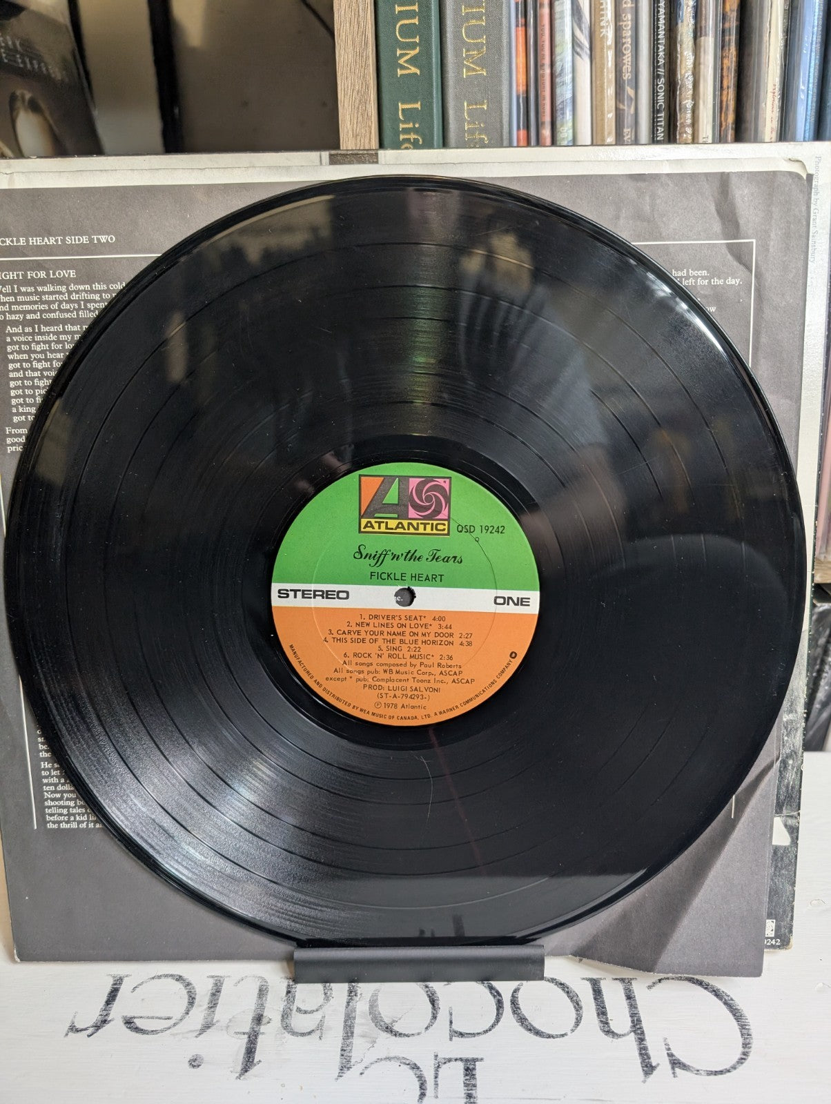 SNIFF 'N' TEARS   FICKLE HEART LP CANADA 1979   Record2
