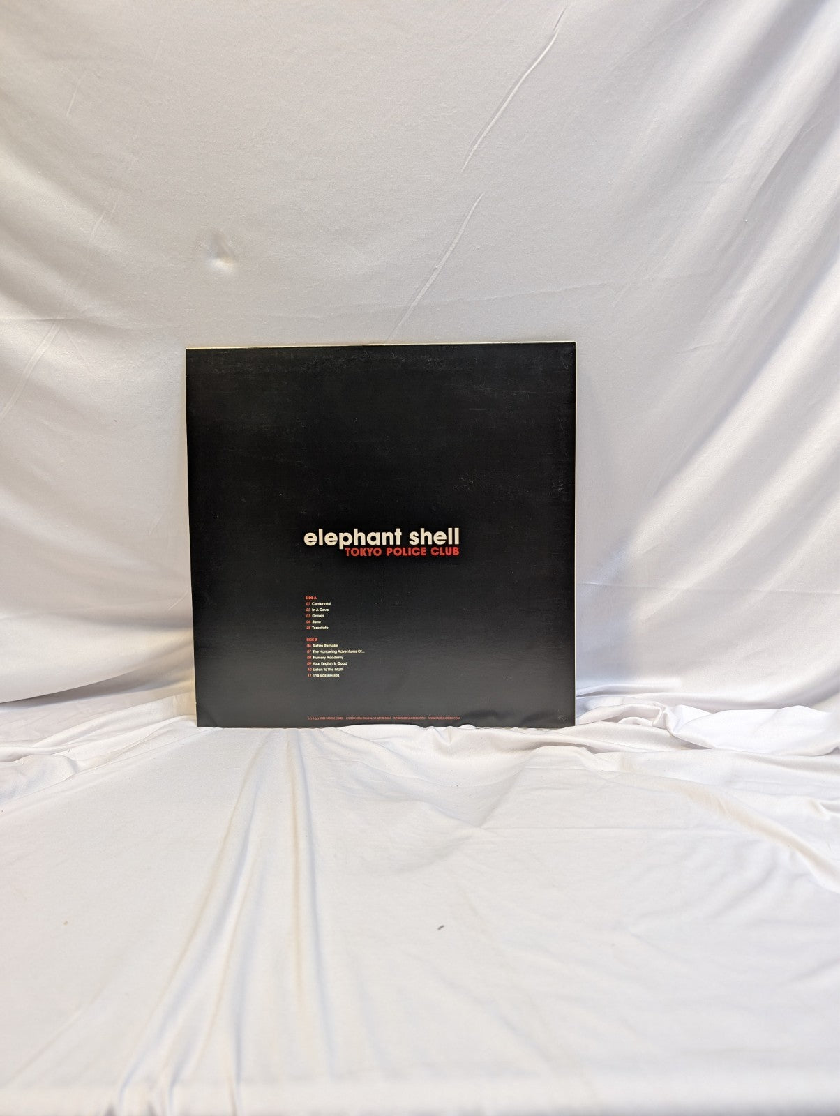 Tokyo police Club Elephant Shell LP 12" w/Setlist