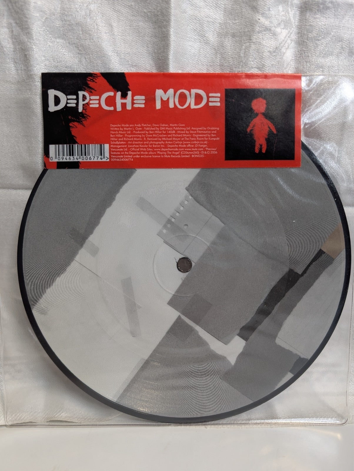 DEPECHE MODE - PRECIOUS - 7" RECORD - LMTD PICTURE DISC *FACTORY SEALED* LTD #'D