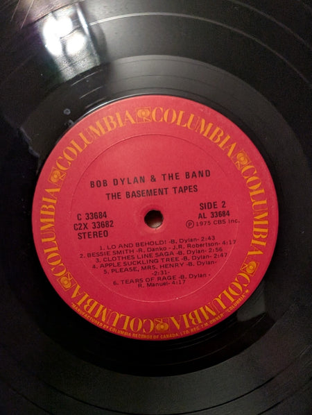 Bob Dylan & The Band The Basement Tapes Vinyl LP 1975 Folk Rock 2 Discs GF5