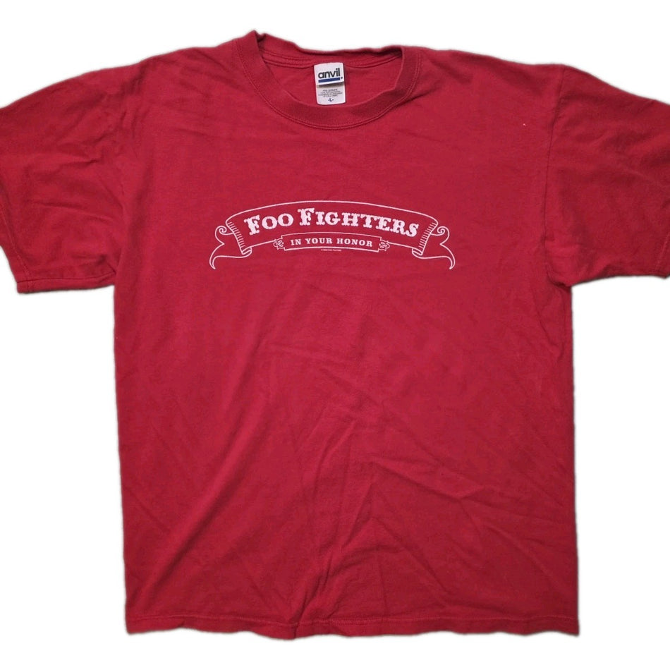 Vintage 2005 FOO FIGHTERS In Your Honor Canada Tour Shirt Size Large L0
