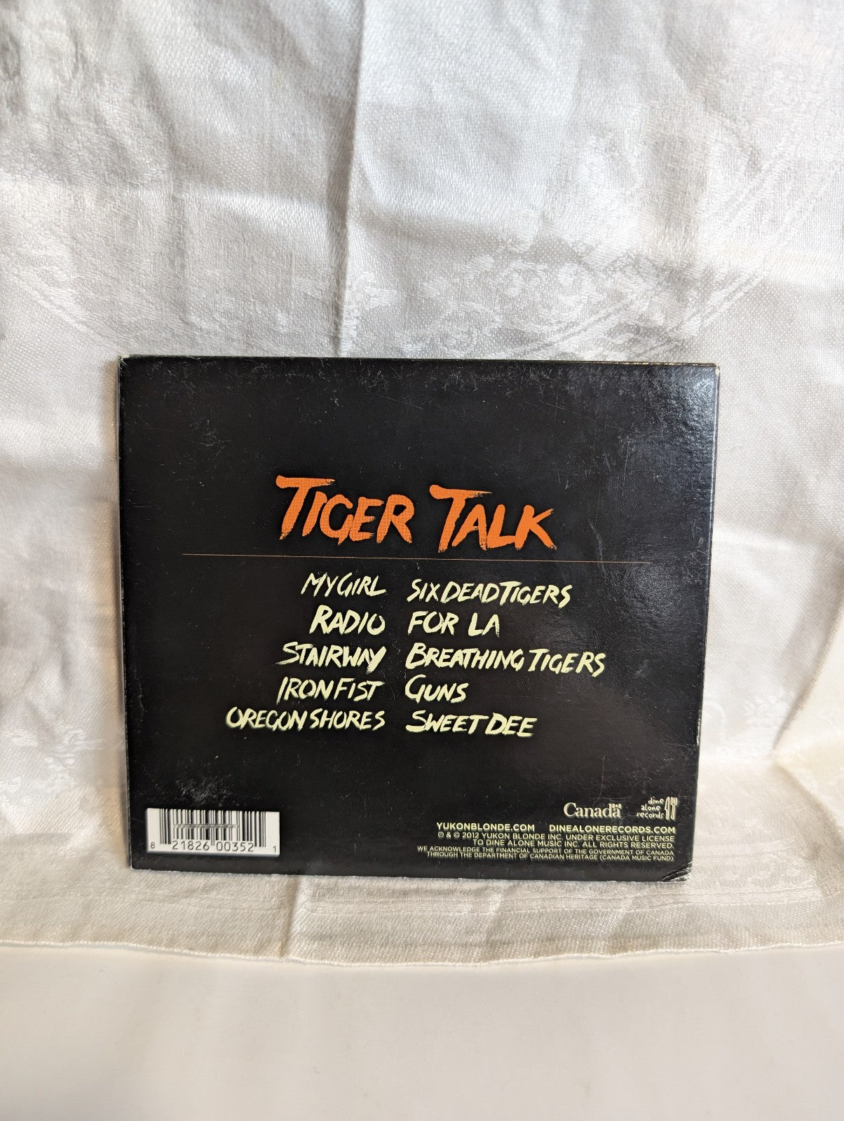 Tiger TalkYukon Blonde2012 – CanadaCD, AlbumDine Alone Records – DA053