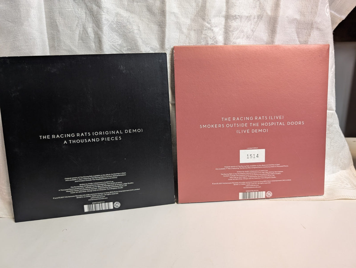 EDITORS - THE RACING RATS - LTD, #'D - 7" VINYL RECORD SET