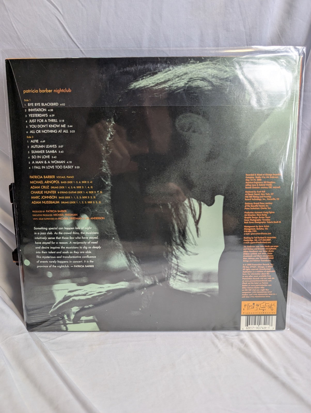 PATRICIA BARBER - NIGHTCLUB - LP,HQ,180G / 90749