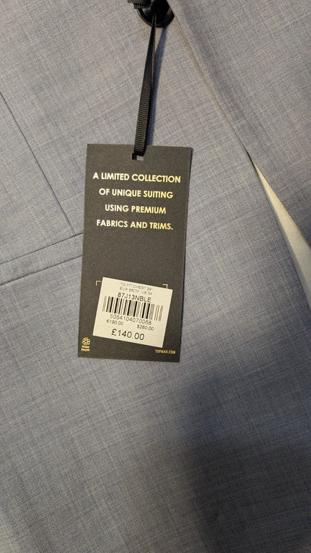 Topman -Limited Edition Suit Jacket- Super 100 - Tessuti - NWT4