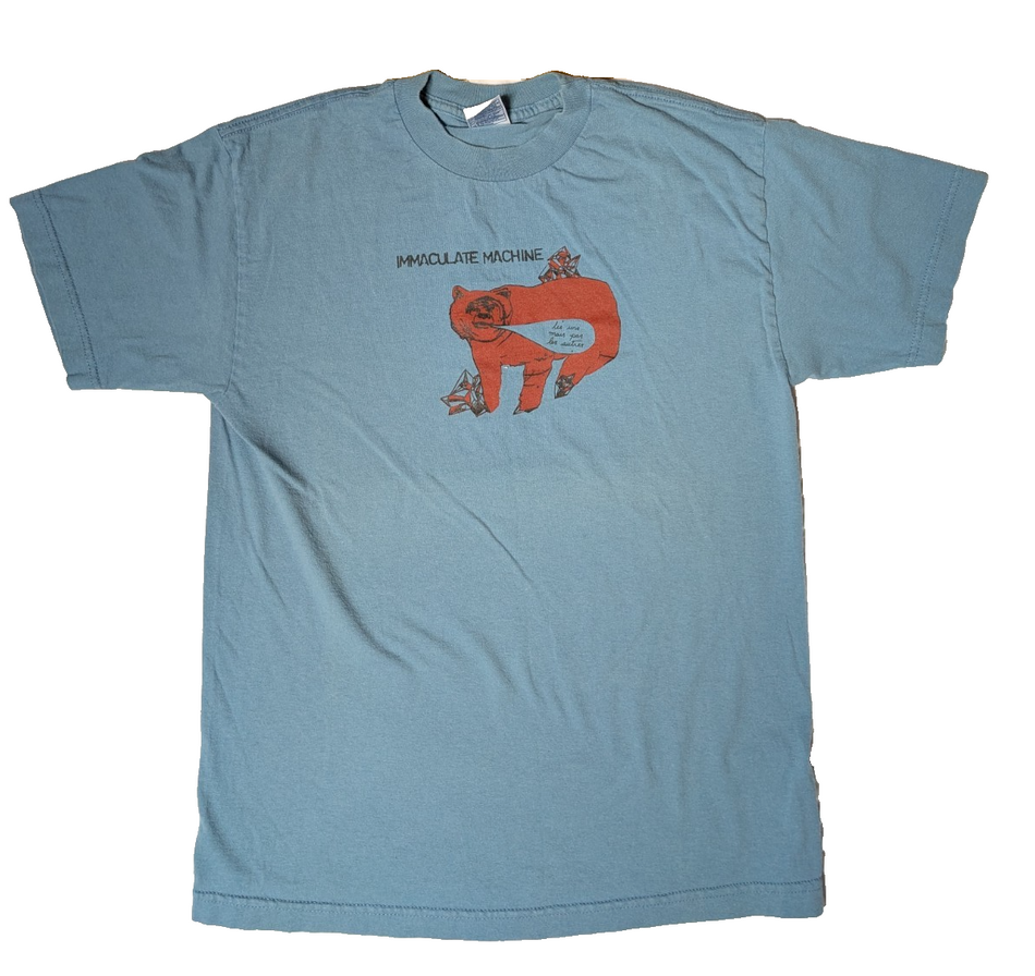 Immaculate Machine   Canadian Indie Rock Band Tee   Sz Medium   VERY RARE0