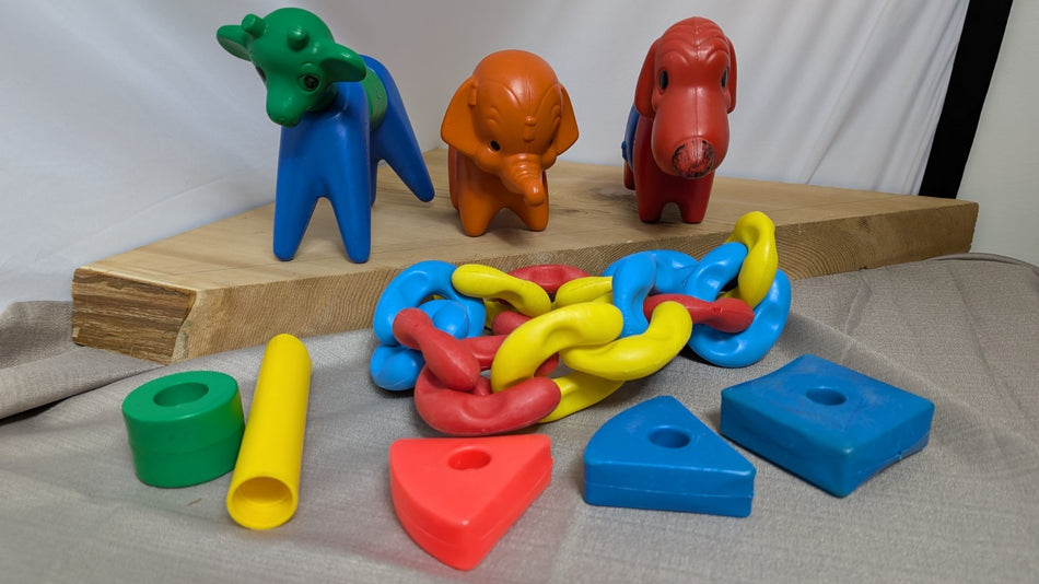 Vintage Tupperware/Playskool Toys