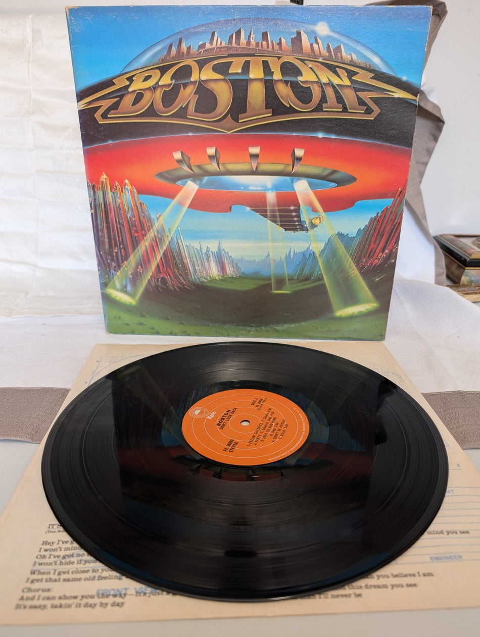 BOSTON - DON'T LOOK BACK - 1978 - LP- GATEFOLD - CAN #FE 35050