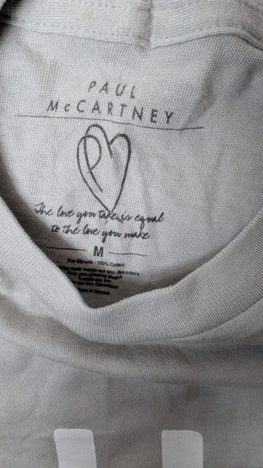 Paul McCartney 2013  Tour Shirt   Size Medium3