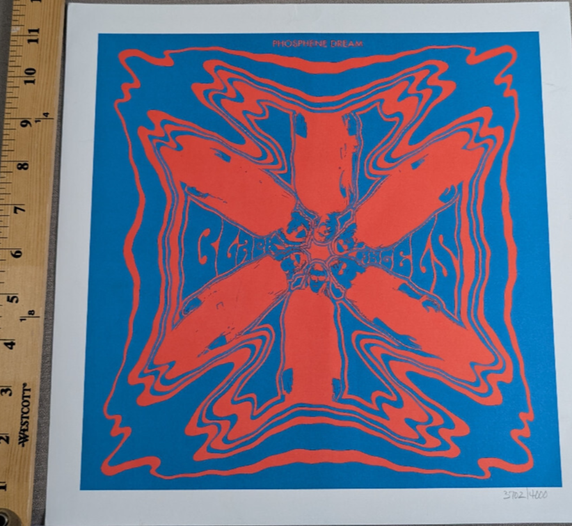 Black Angels   Phosphene dream   numbered silkscreen 3702/40000