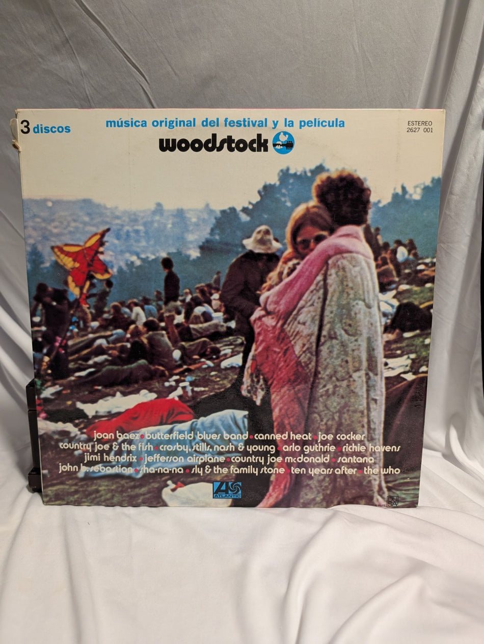 WOODSTOCK   MUSICA ORIGINAL DEL FESTIVAL LA PELICULA   3XLP  0