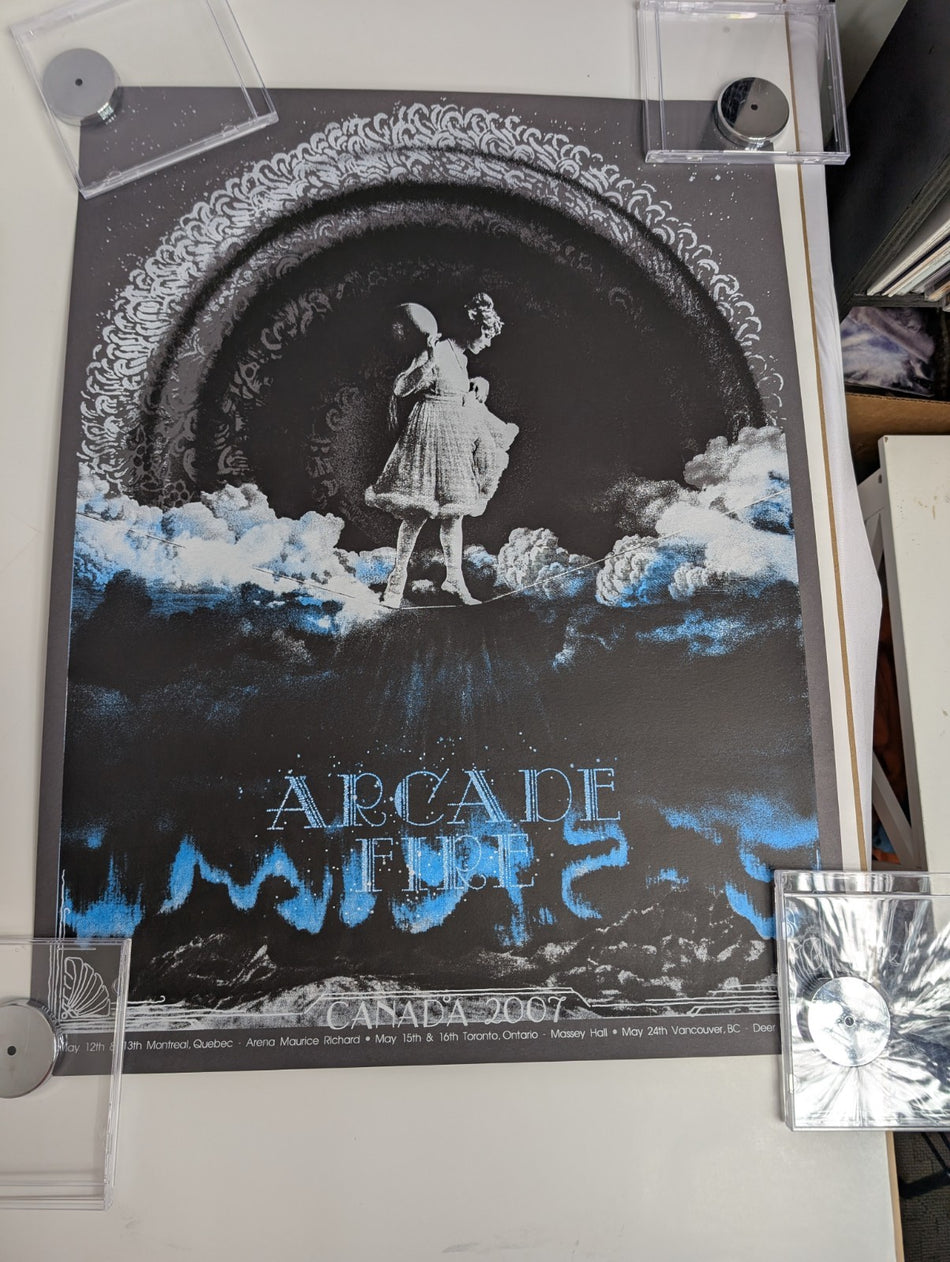Arcade Fire Burlesque Concert Poster 2007 Canada   Signed   Numbered0