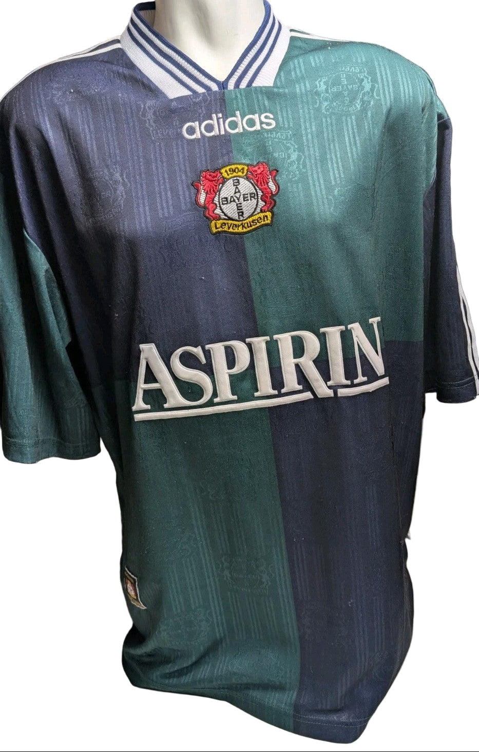 Bayer Leverkusen - 1997 1998-  Away Trikot Jersey - Vintage - SzXL