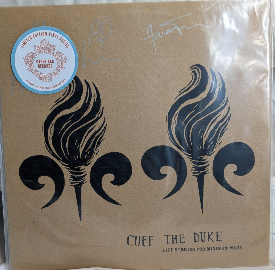 CUFF THE DUKE-LIFE STORIES FOR MINIUMUM WAGE -LP-*AUTOGRAPAPHED* (2012)