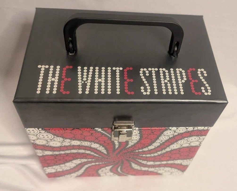 The White Stripes 7" Record Box -#OF1500 - Peppermint Swirl