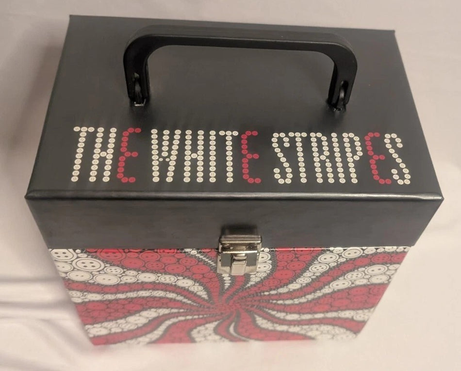 The White Stripes 7" Record Box -#OF1500 - Peppermint Swirl