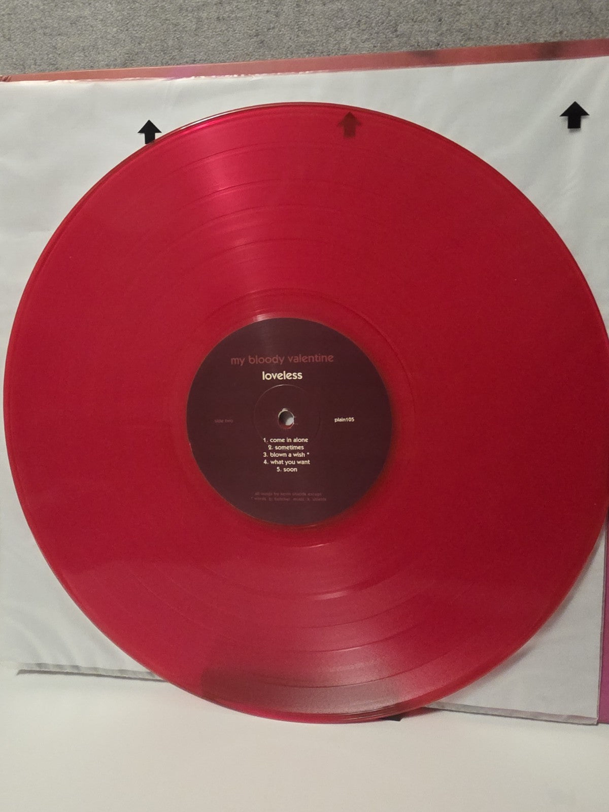 My Bloody Valentine - Loveless US  #1000 RED vinyl LP 2009 - Cleaned & Tested12