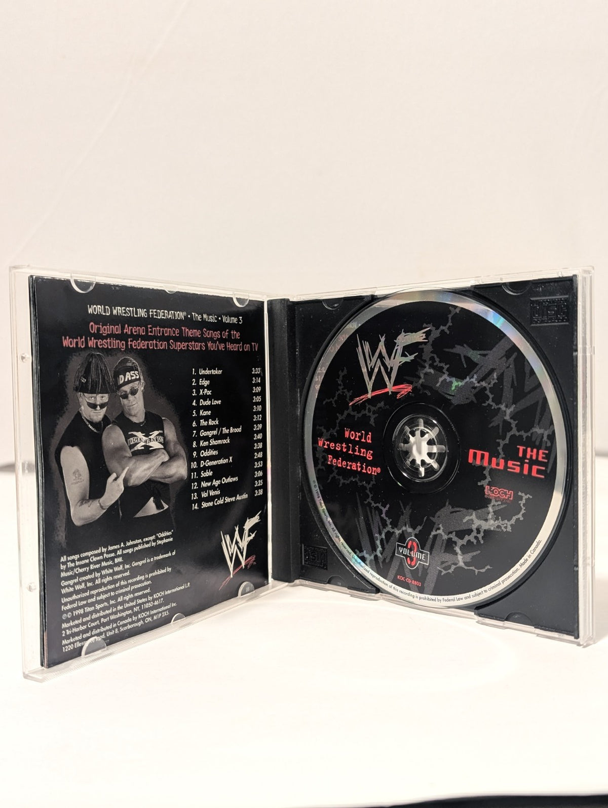 WWF   The Music Volume 3   CD  Compilation 1