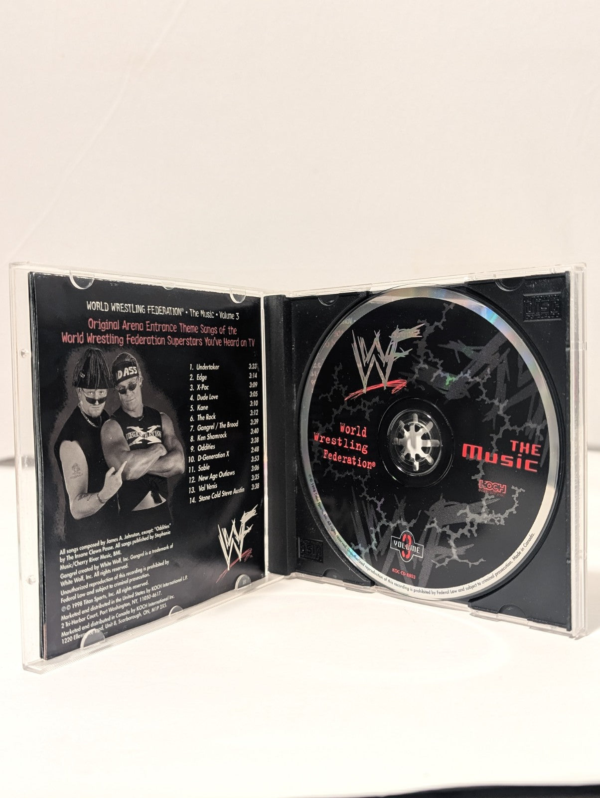 WWF   The Music Volume 3   CD  Compilation 1