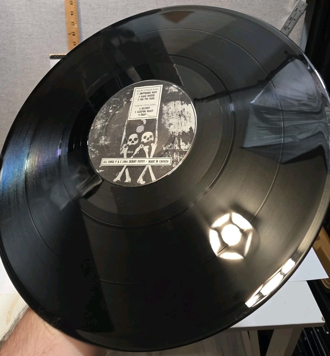 Skinny Puppy ‎– Remission   1984 CDN 1st Press 45RPM   12 NTWK 127