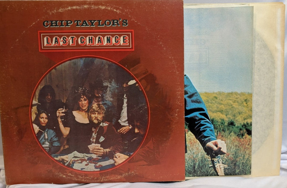 CHIP TAYLOR - CHIP TAYLOR'S LAST CHANCE -LP- ALBUM - 1973 #BS 2718 W/OG POSTER