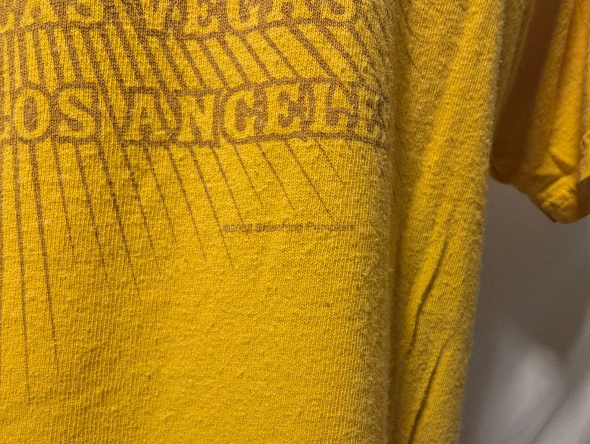 Smashing Pumpkins   20 Years of Sadness   2008 Tour shirt   size medium   Yellow3