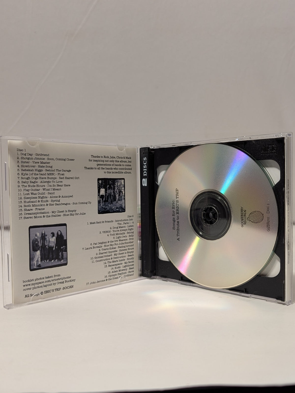 Songs For Eric: A Tribute To Eric's Trip - 2xCD - Compilation- 2008 