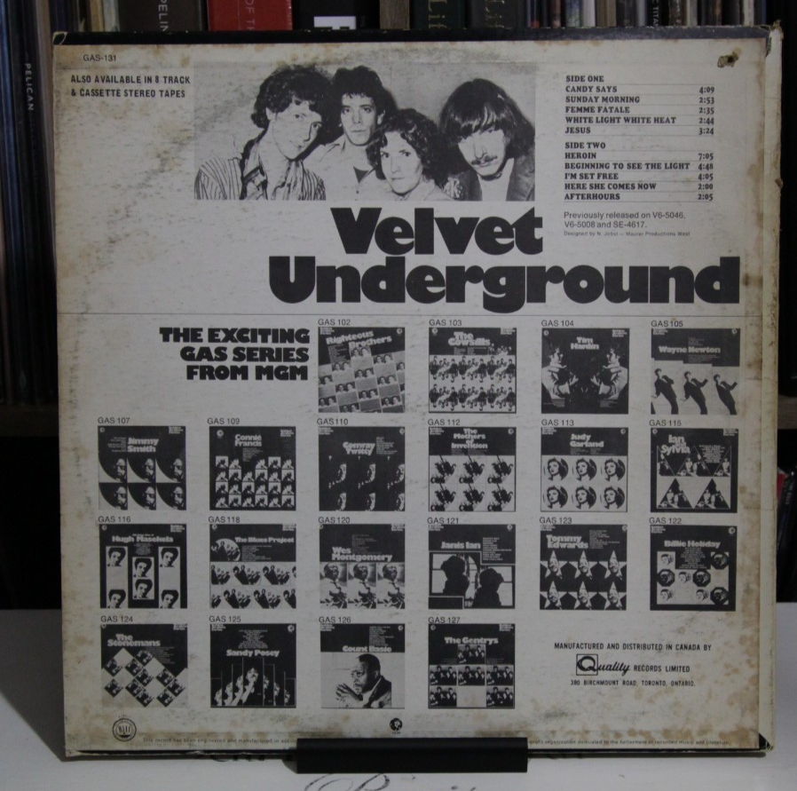 The Velvet Underground LP 1973 – Canada1