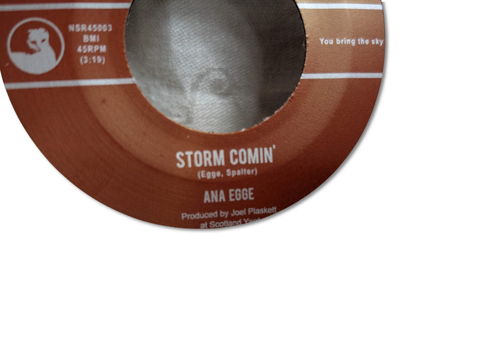ANA EGGE   STORM COMIN'   7' RECORD 1