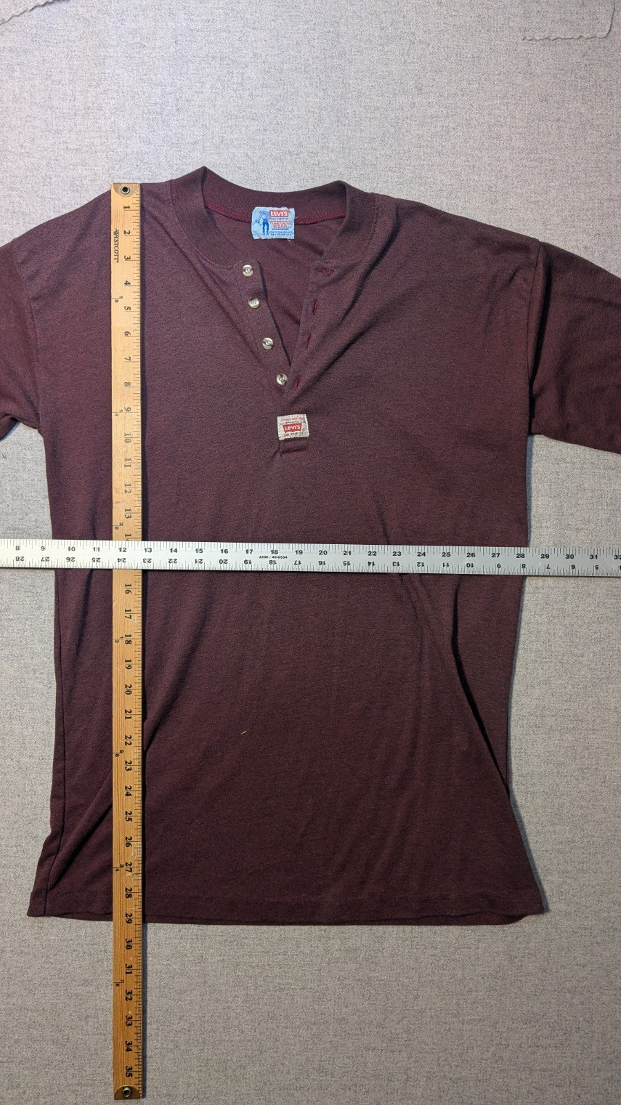 Vintage Rare Levi's 501 T Shirt Western Wear Size M2