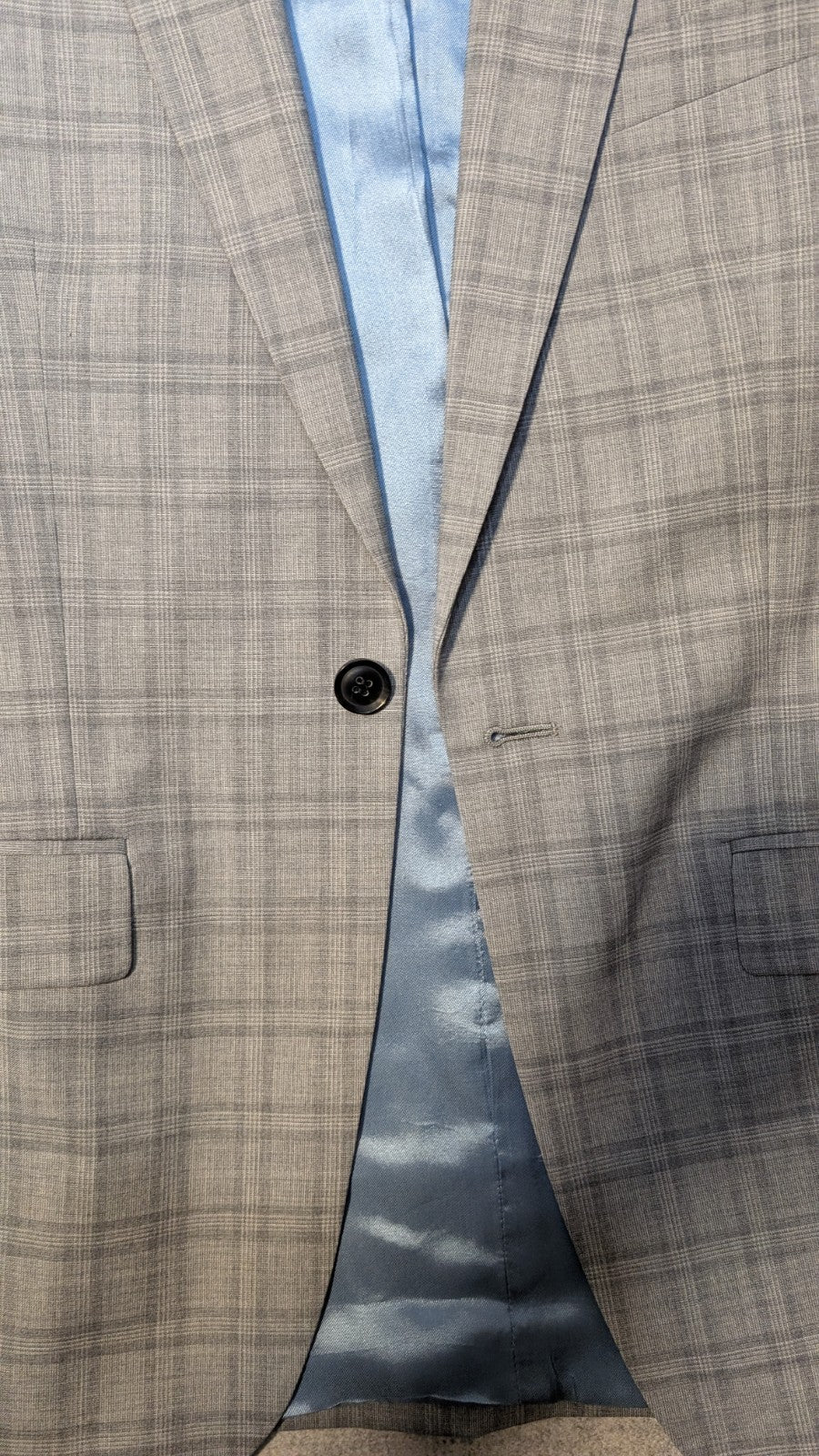 Topman Suit Jacket (34) + Pants (30R)   Grey Plaid4