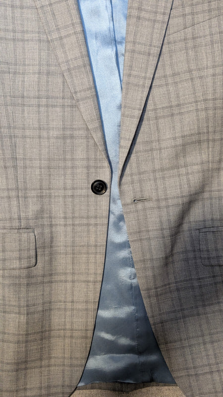 Topman Suit Jacket (34) + Pants (30R)   Grey Plaid4