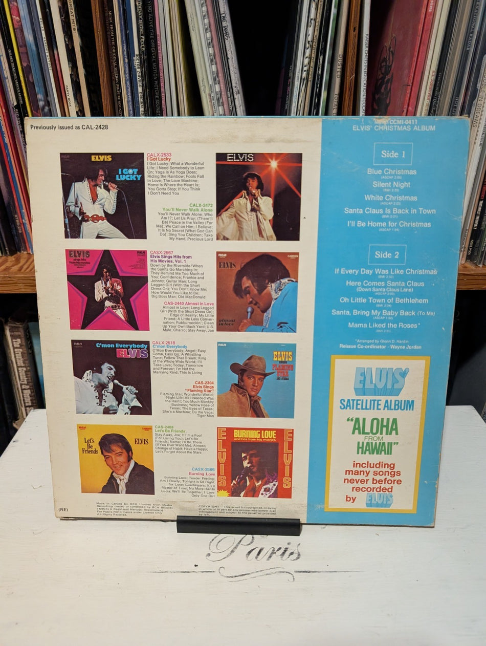 Elvis Presley Elvis' Christmas Album Vinyl LP 1970 RCA Camden CCM1 0411 Mono1