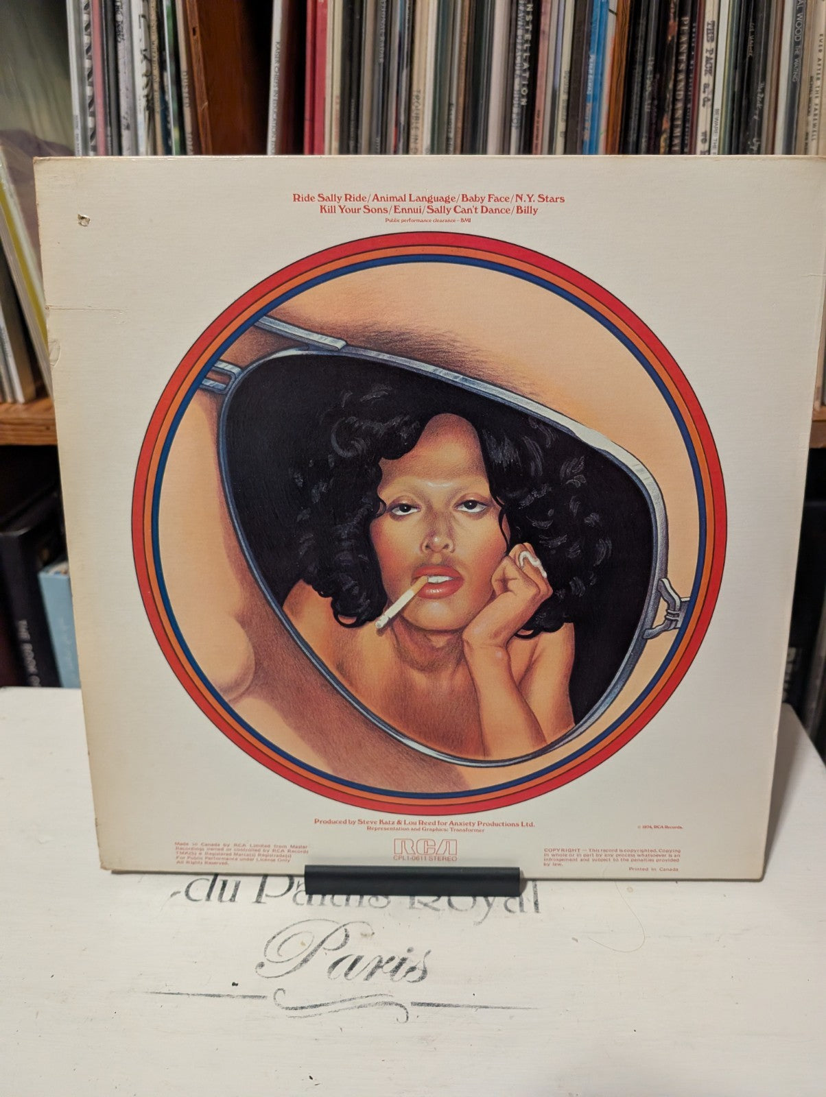 Lou Reed – Sally Can't Dance   LP RCA Victor – CPL1 0611   19742