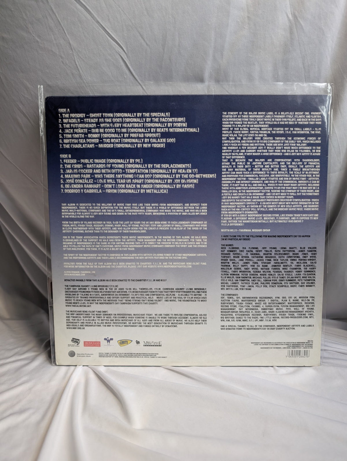 INDEPENDENTS DAY ID08   LIMIMTED EDITION COMPILATION 12" RECORD2