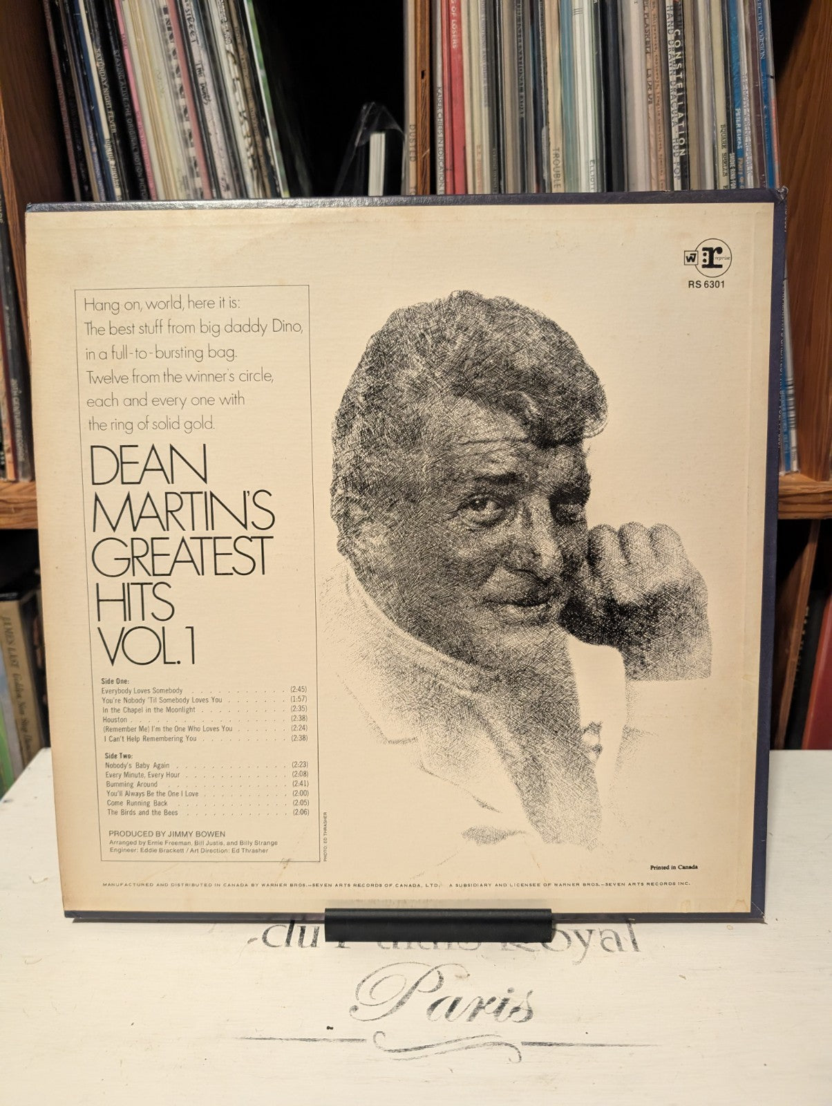 DEAN MARTIN’S GREATEST HITS VOLUME 1, 1968 REPRISE RECORDS.1