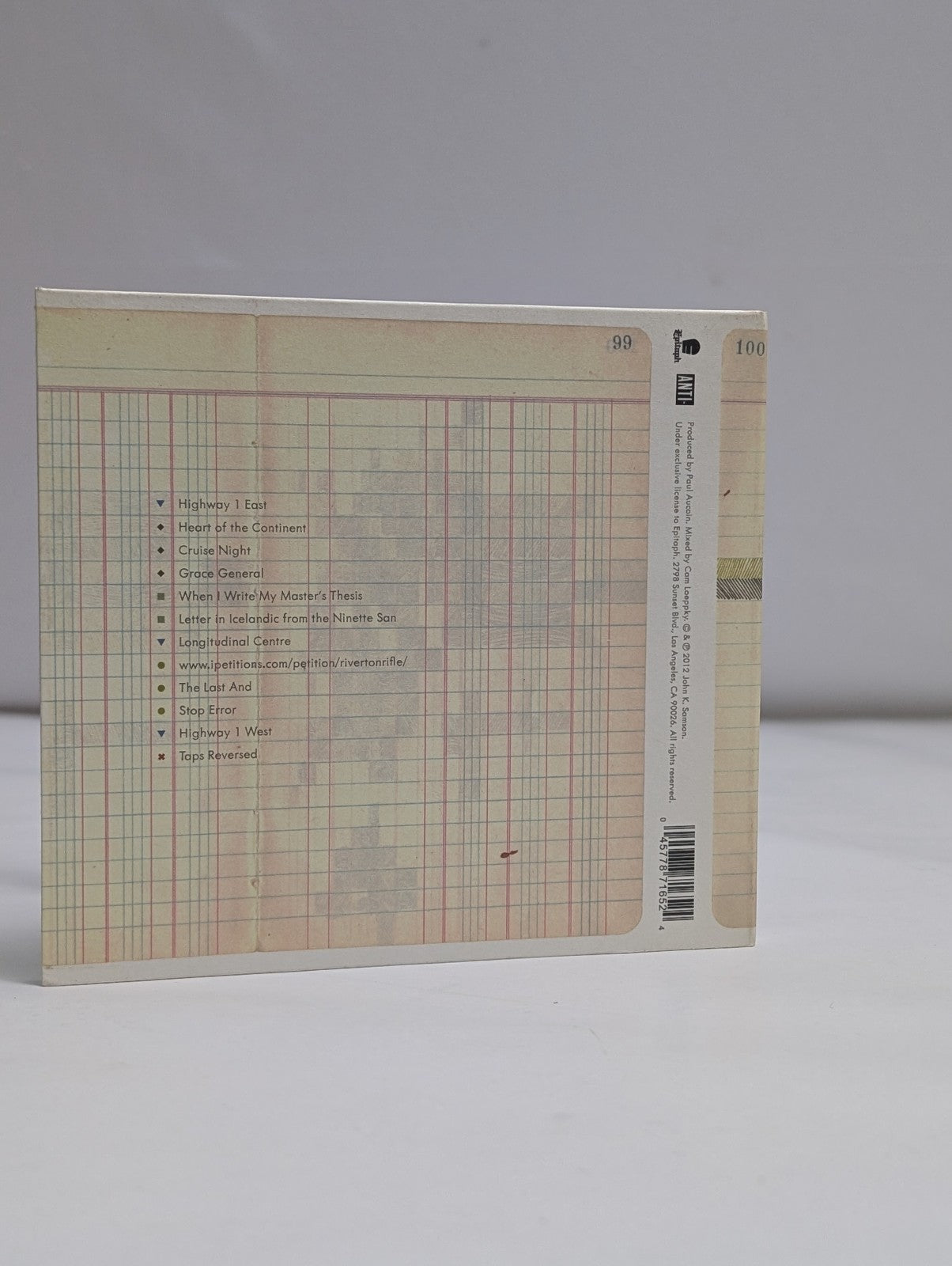 John K. Samson -Provincial -CD-2012 *AUTOGRAPHED*